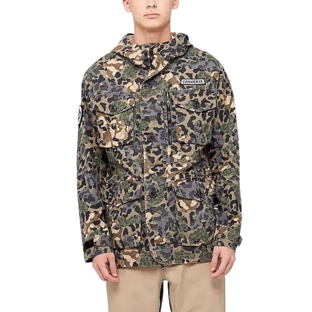 CONVERSE CAMO COTTON UTILITY JACKET MENS