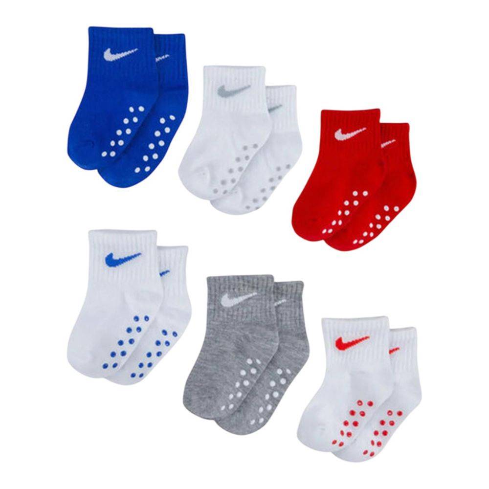 NIKE POP COLOR GRIPPER INFANT/TODDLER ANKLE 6PK