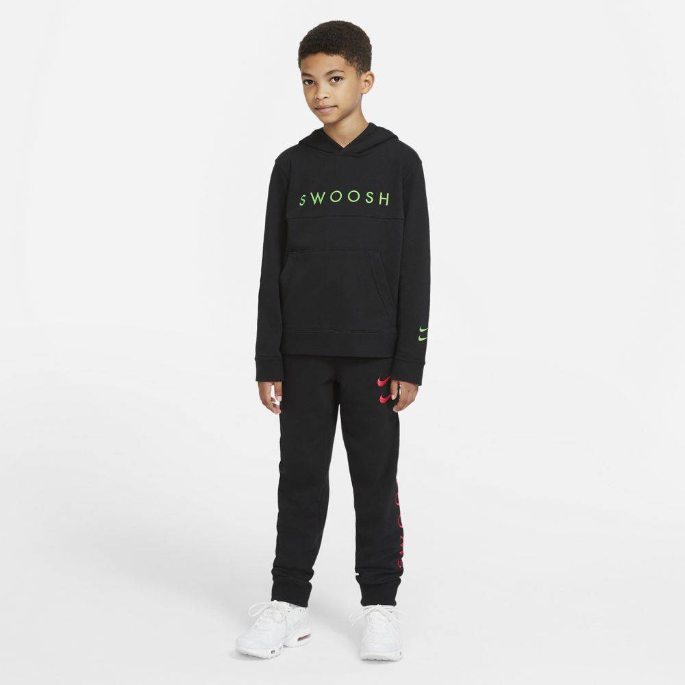 NIKE BOYS SPORTSWEAR SWOOSH FT HOODIE