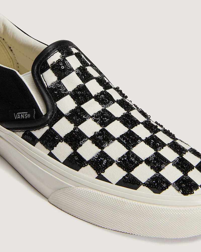 VANS CLASSIC SLIP-ON SEQUIN CHECKERBOARD