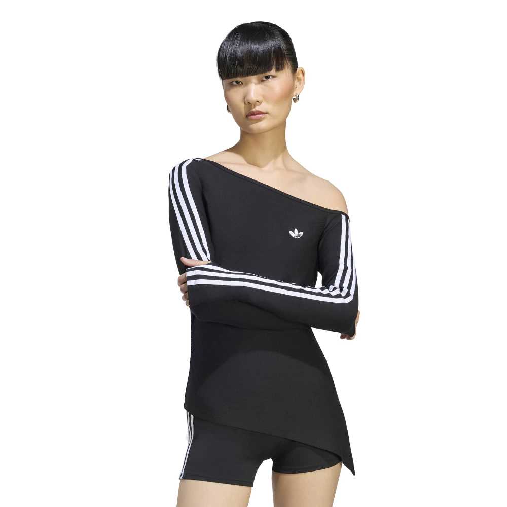 ADIDAS ORIGINALS BADIGIRL ONE SHOULDER ASYMETRIC TOP