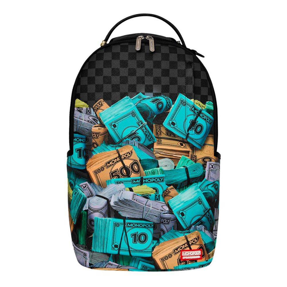 SPRAYGROUND MONOPOLY MONEY STACKS DLXSV BACKPACK