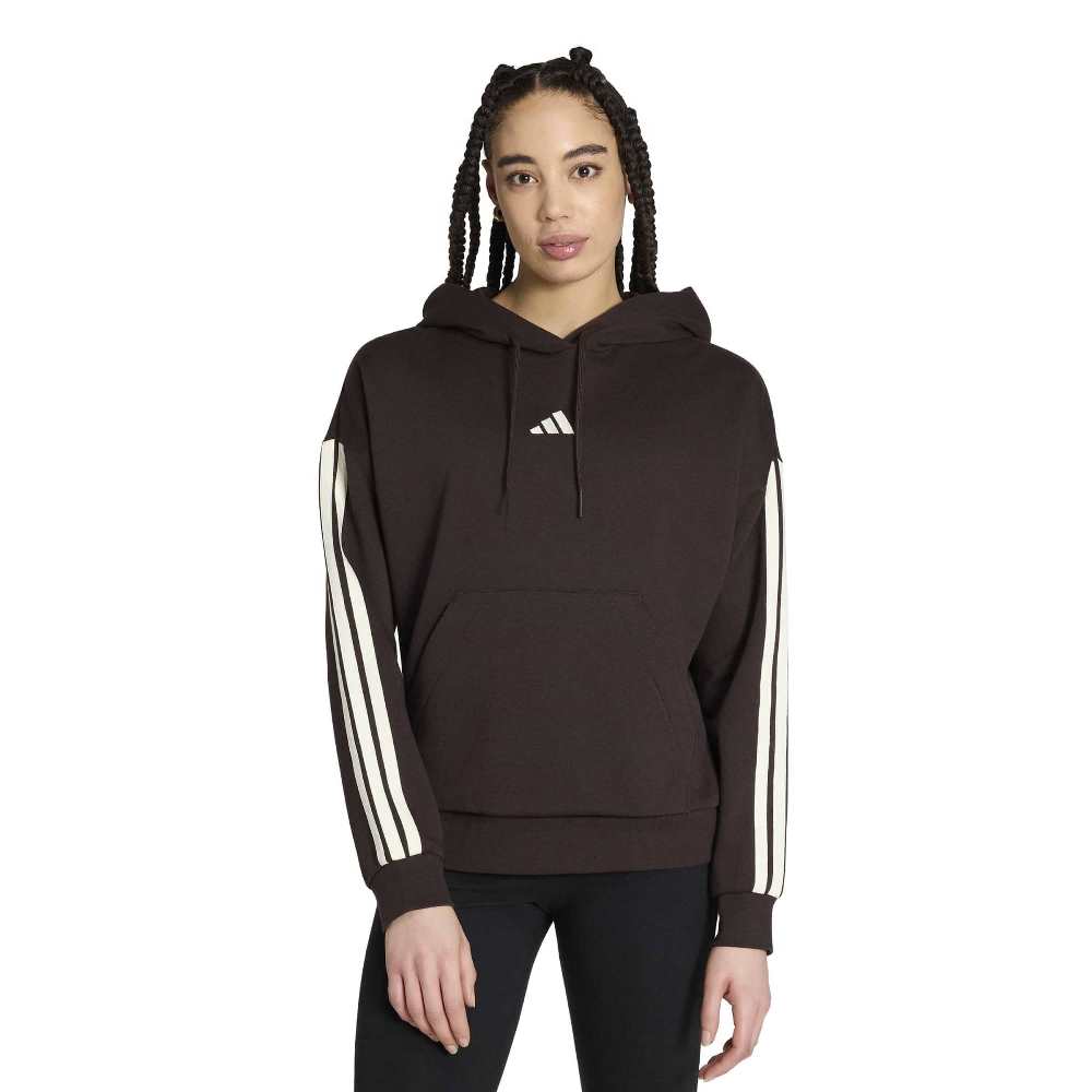 ADIDAS ESSENTIALS 3-STRIPES FLEECE HOODIE
