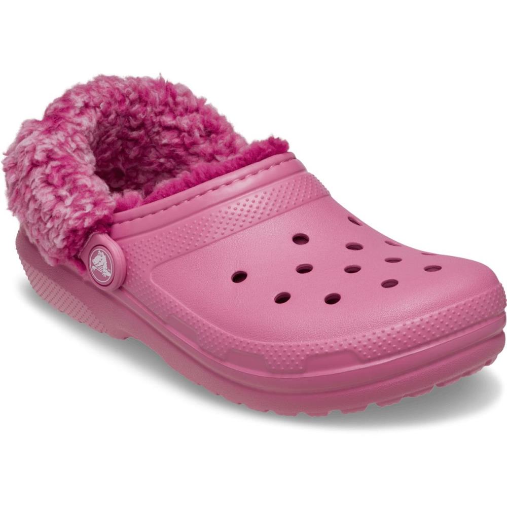 CROCS KIDS' CLASSIC FLEECE LINED CLOG
