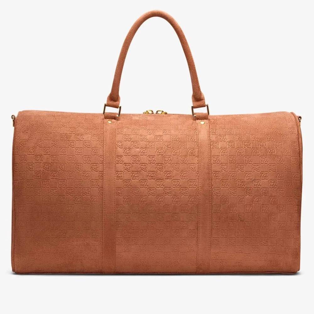 NIKE JORDAN SUEDE MONOGRAM DUFFLE