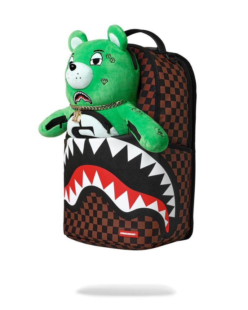 SPRAYGROUND BEAR POUCH 2N1 DLXSV BACKPACK