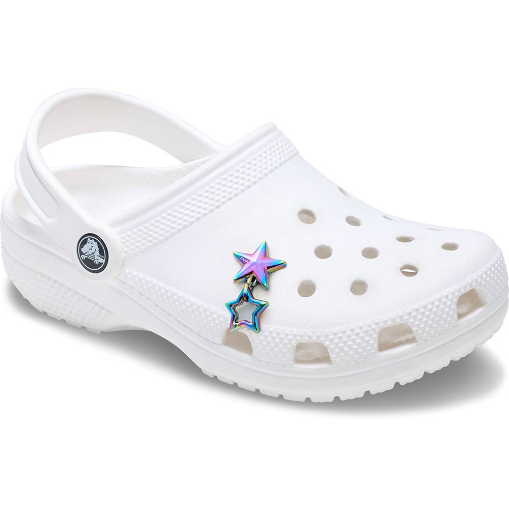 CROCS IRIDESCENT DOUBLE STAR JIBBITZ™ CHARM
