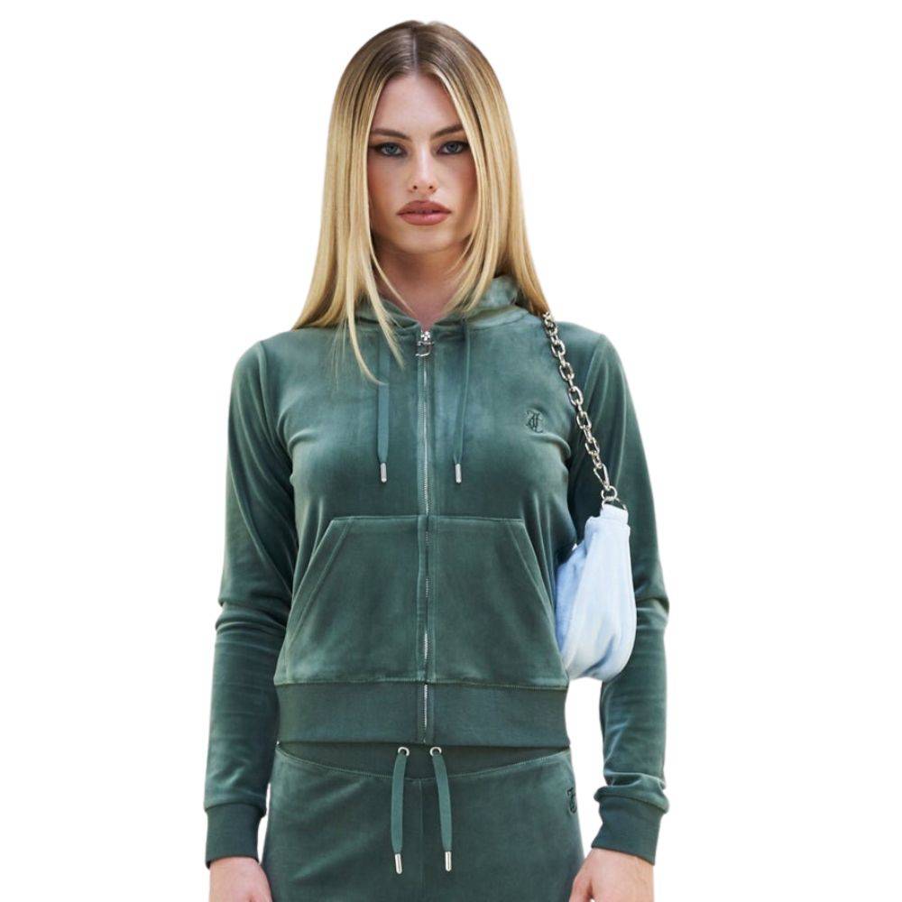 JUICY COUTURE CLASSIC VELOUR ROBERTSON TALL HOODIE