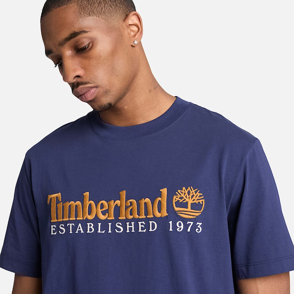 TIMBERLAND ESTABLISHED 1973 SS EMBROIDERED TEE