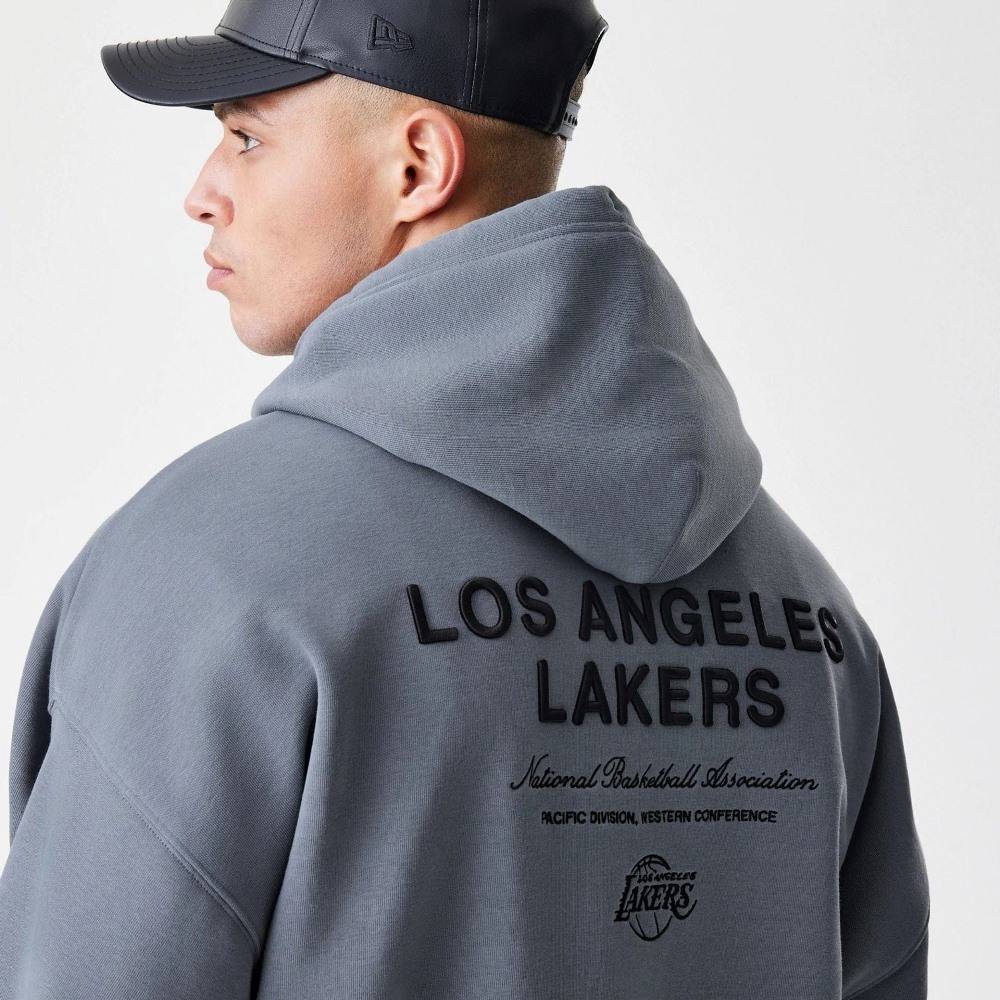 NEW ERA NBA LINEAR OS ZT HOODIE LA LAKERS