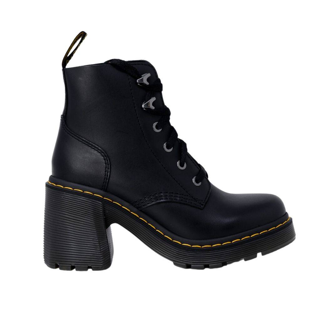 DR. MARTENS JESY SANDAL LACE UP FLARED HEEL BOOTS