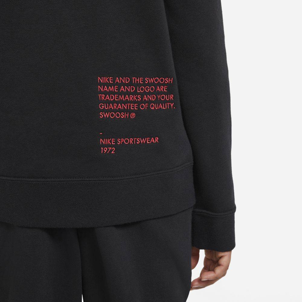 NIKE BOYS SPORTSWEAR SWOOSH FT HOODIE