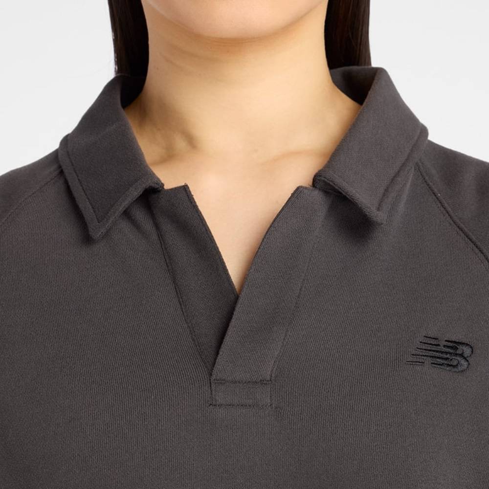 NEW BALANCE COASTAL FLEECE OVERSIZED POLO