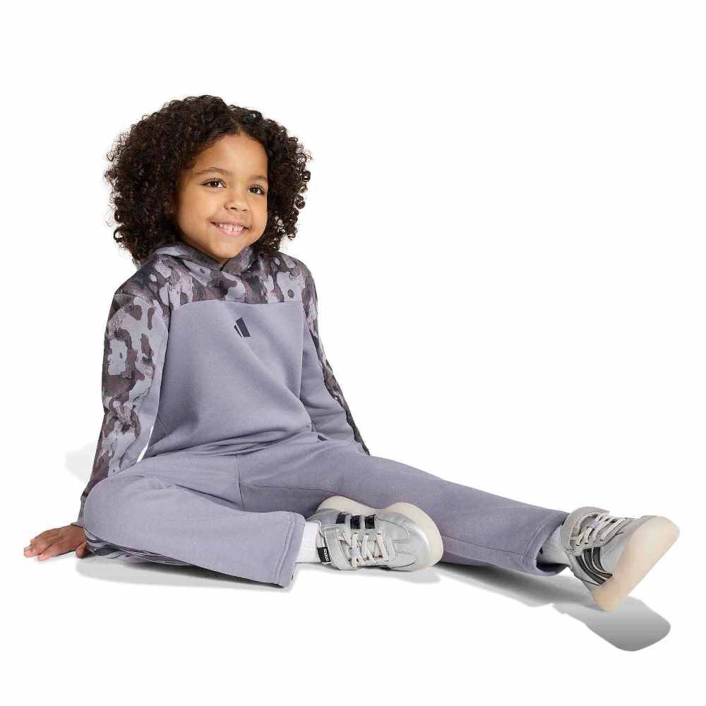 ADIDAS LITTLE KIDS SEASONAL ESSENTIALS HOODED FLEECE JOGGER SET