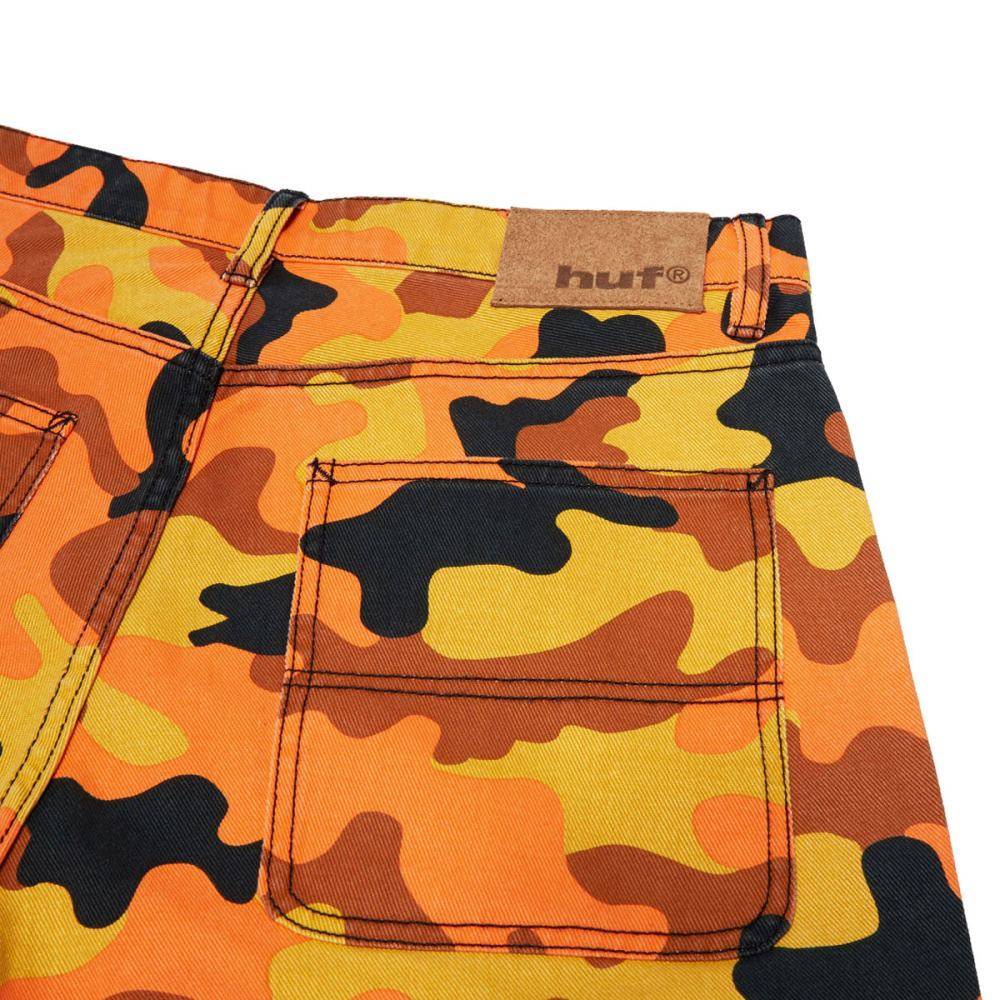 HUF KINDA LOOSE DOUBLE KNEE CAMO SHORT