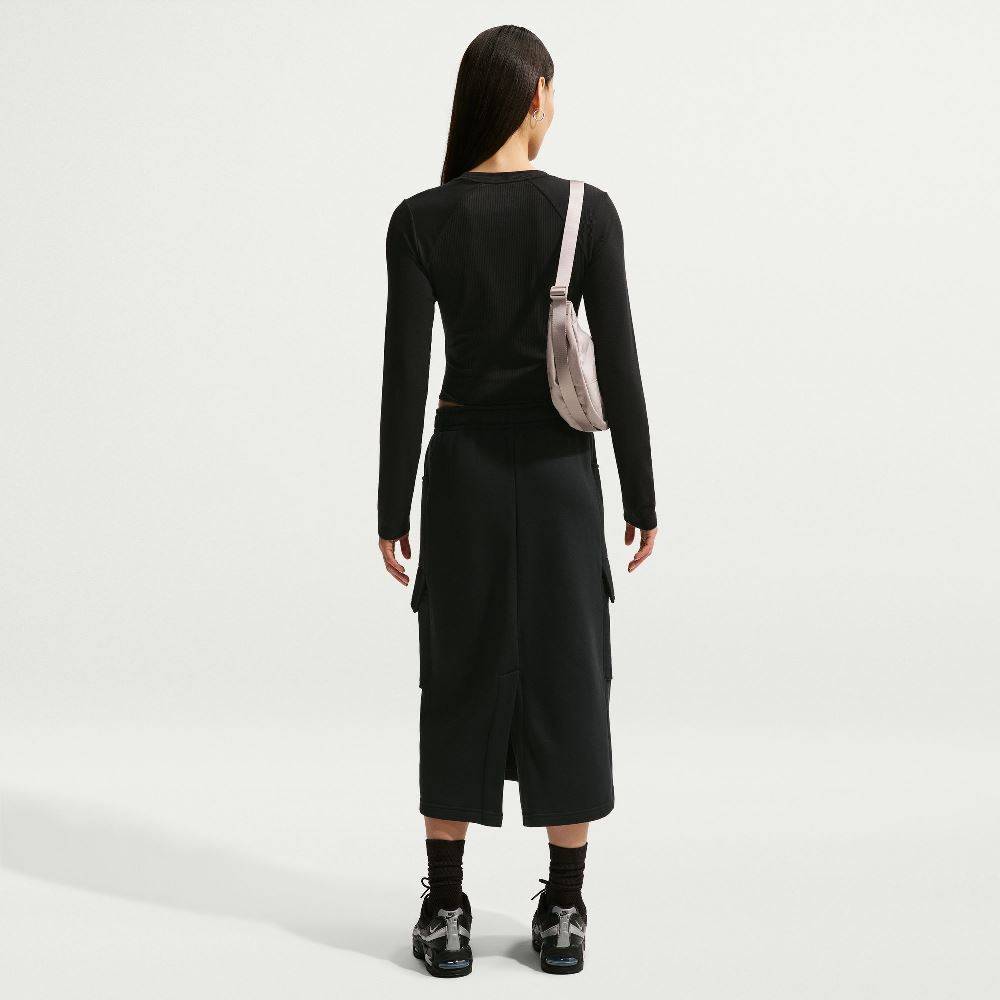 NIKE NSW CHILL-KNIT RIB LONG-SLEEVE TOP