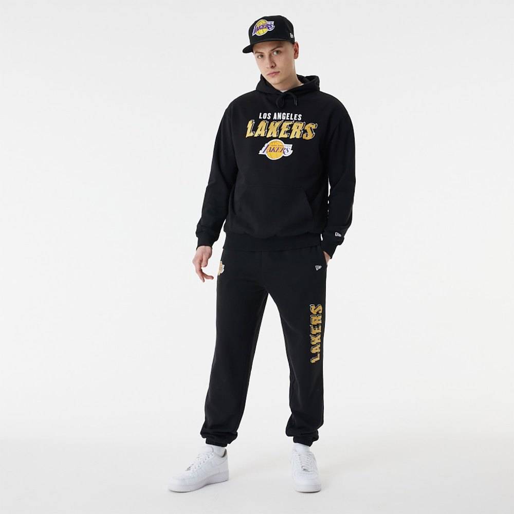 NEW ERA TEAM SCRIPT OVERSIZED HOODY LA LAKERS