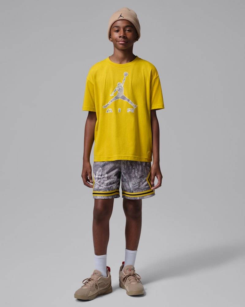 NIKE JORDAN BOYS MJ BK REAL TREE SS TEE