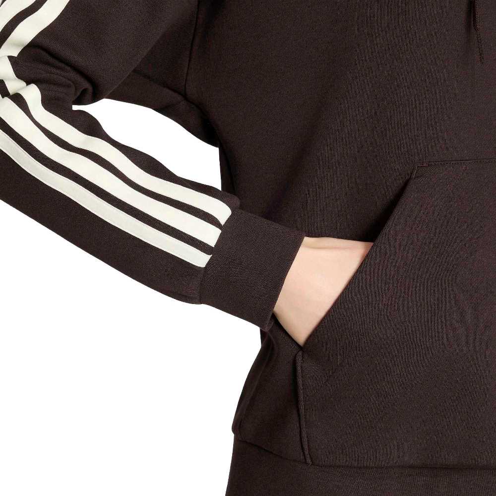 ADIDAS ESSENTIALS 3-STRIPES FLEECE HOODIE