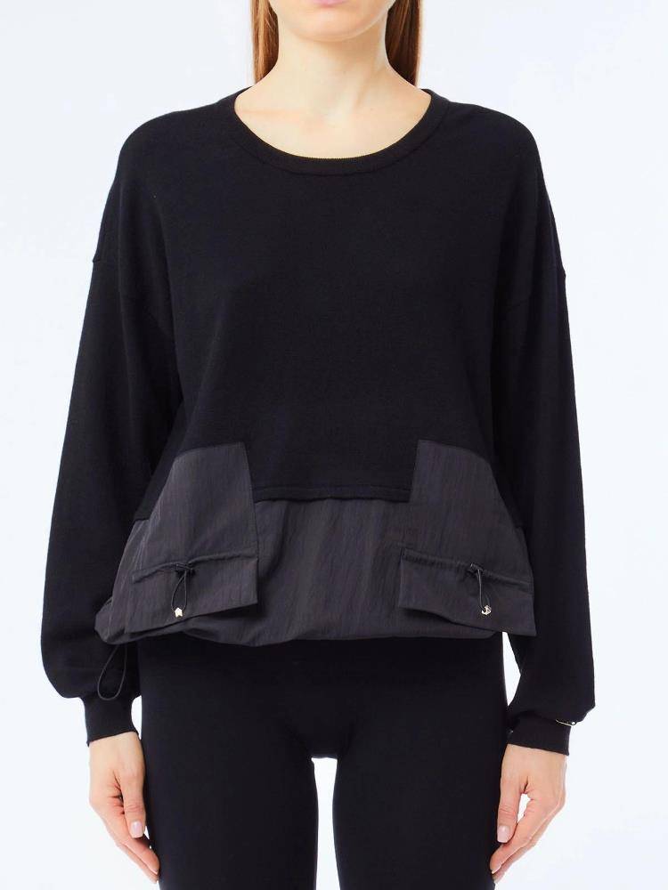 LIU JO LOOSE KNITTED CREW TOP
