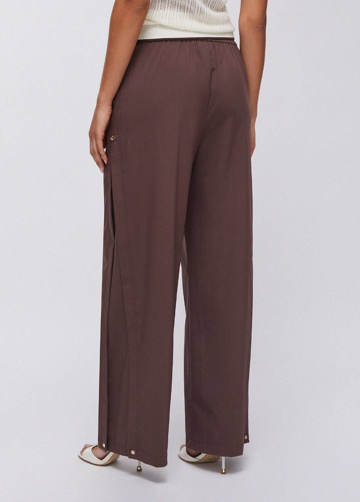 LIU JO TROUSERS WITH SLIT DETAILS