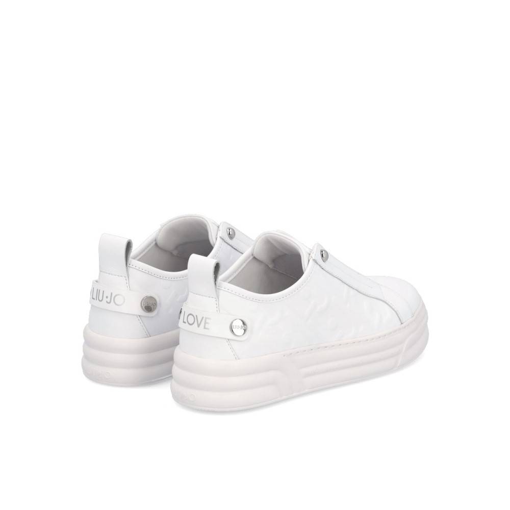 LIU JO CLEO SLIP-ON LEATHER SNEAKERS