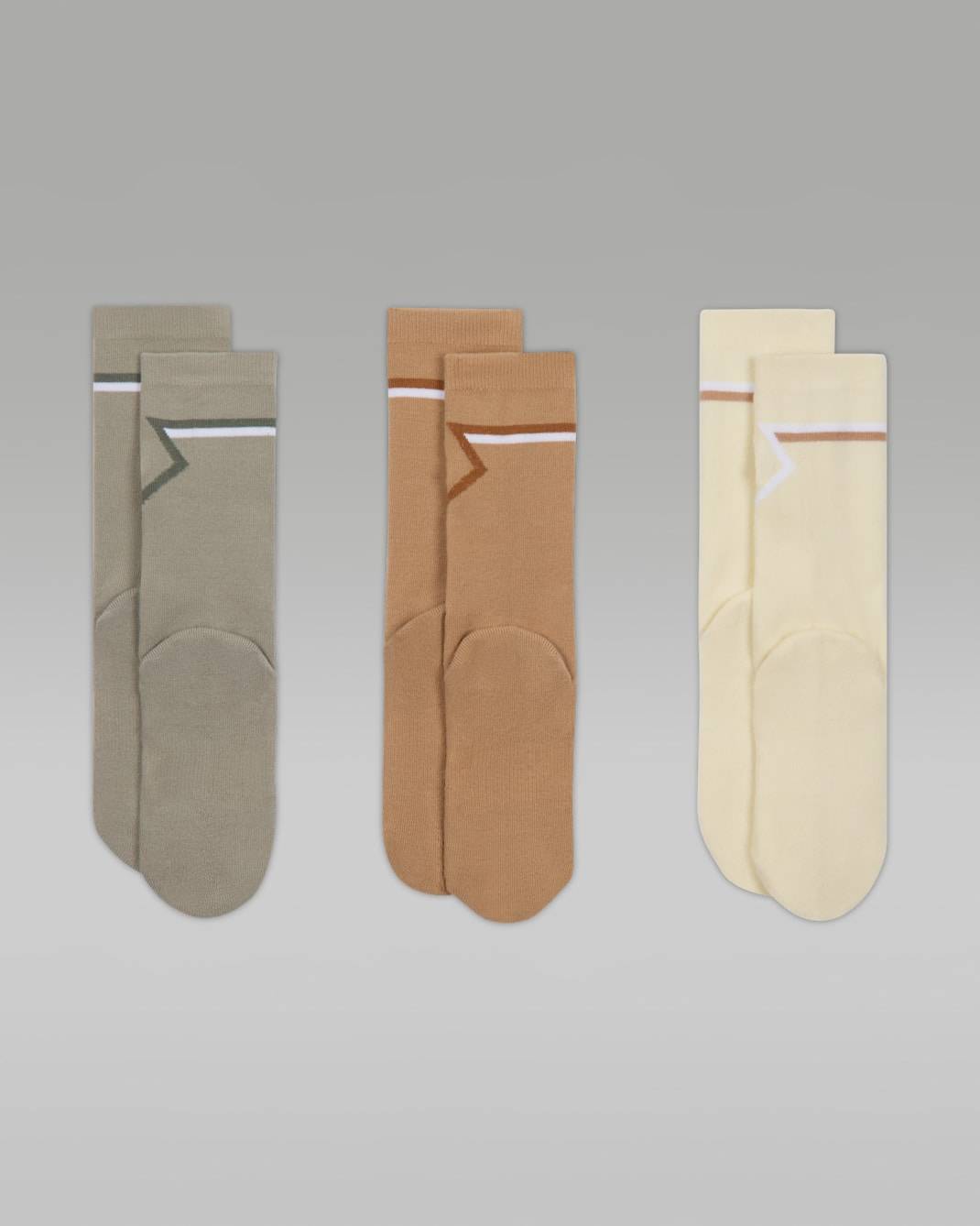 NIKE JORDAN DIAMOND 3PK CREW SOCKS