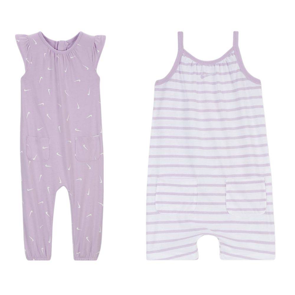NIKE BABY GIRL ESSENTIALS 2PK ROMPER