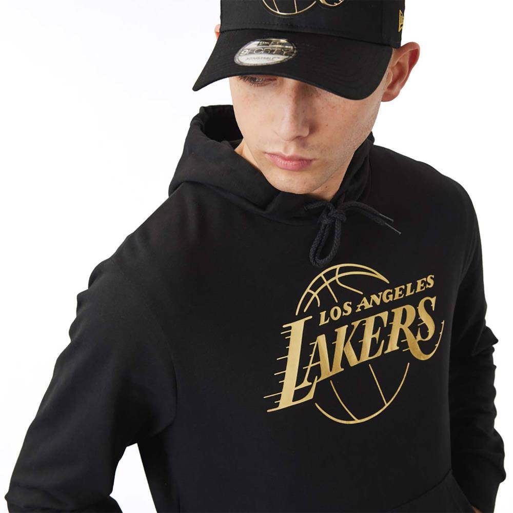 NEW ERA NBA LOS ANGELES LAKERS FOIL PRINT HOODIE