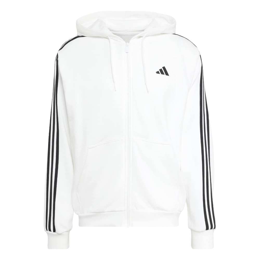 ADIDAS M ESSENTIALS 3-STRIPES FRENCH TERRY FULL-ZIP HOODIE