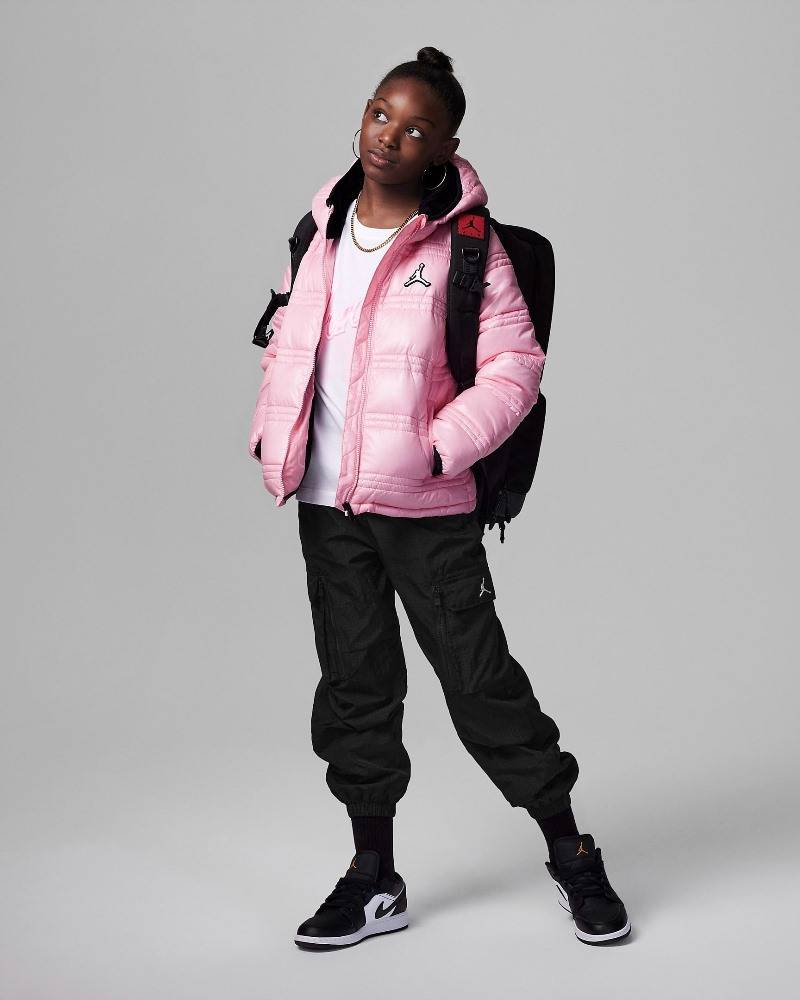 NIKE JORDAN GIRLS MIDWEIGHT PUFFER