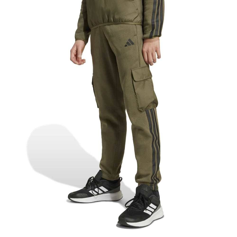 ADIDAS YOUTH UTILITY PACK FLEECE CARGO PANTS