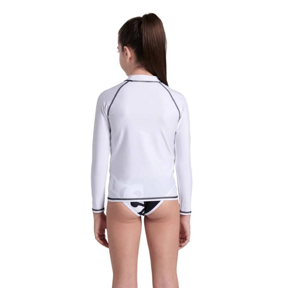 ARENA JUNIOR RASH VEST LONG-SLEEVE GRAPHIC