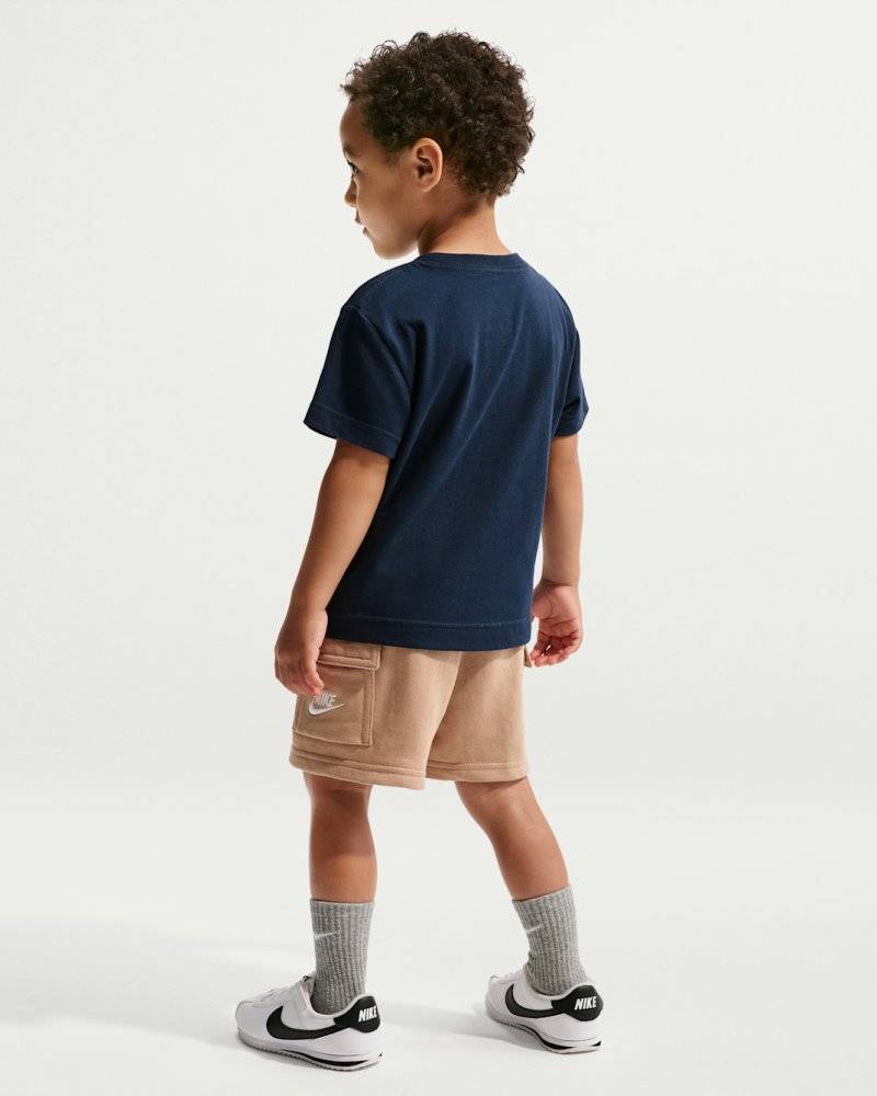NIKE LITTLE BOYS NSW PKT TEE FT SHORT SET