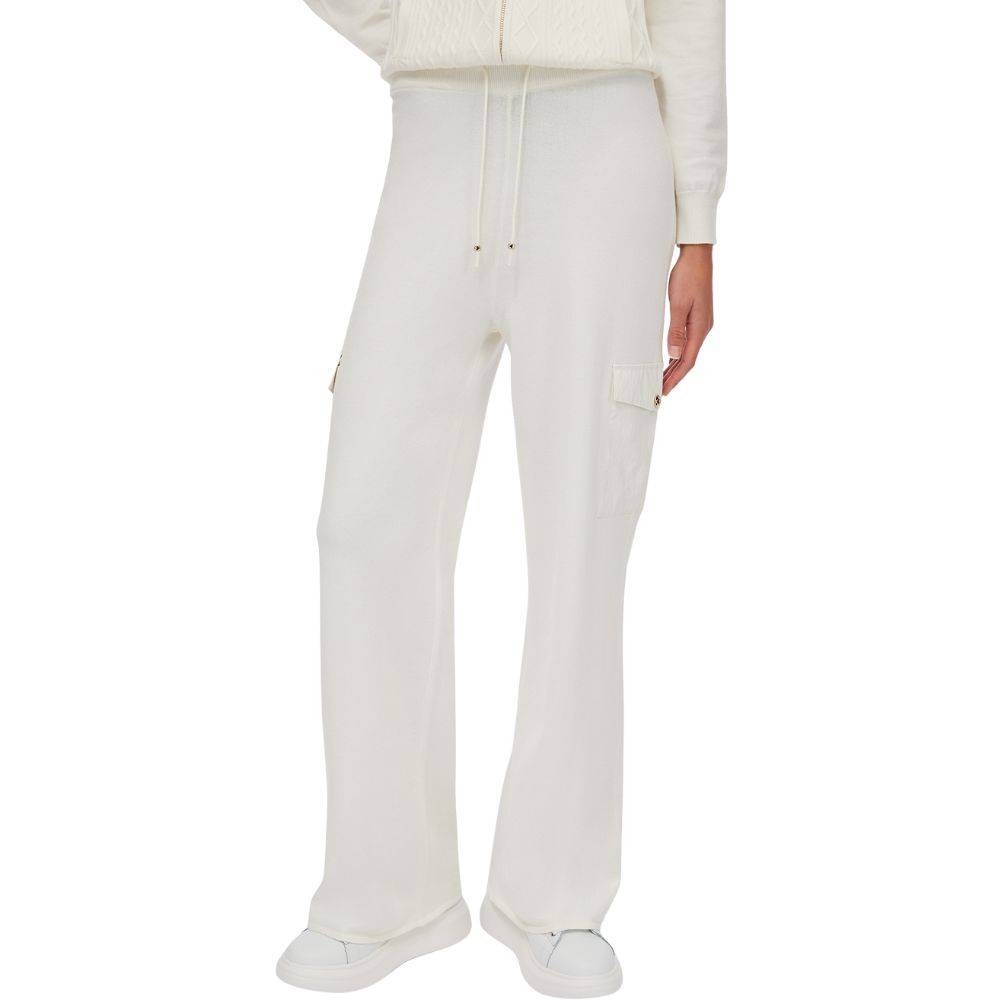 LIU JO WIDE LEG KNITTED TROUSERS