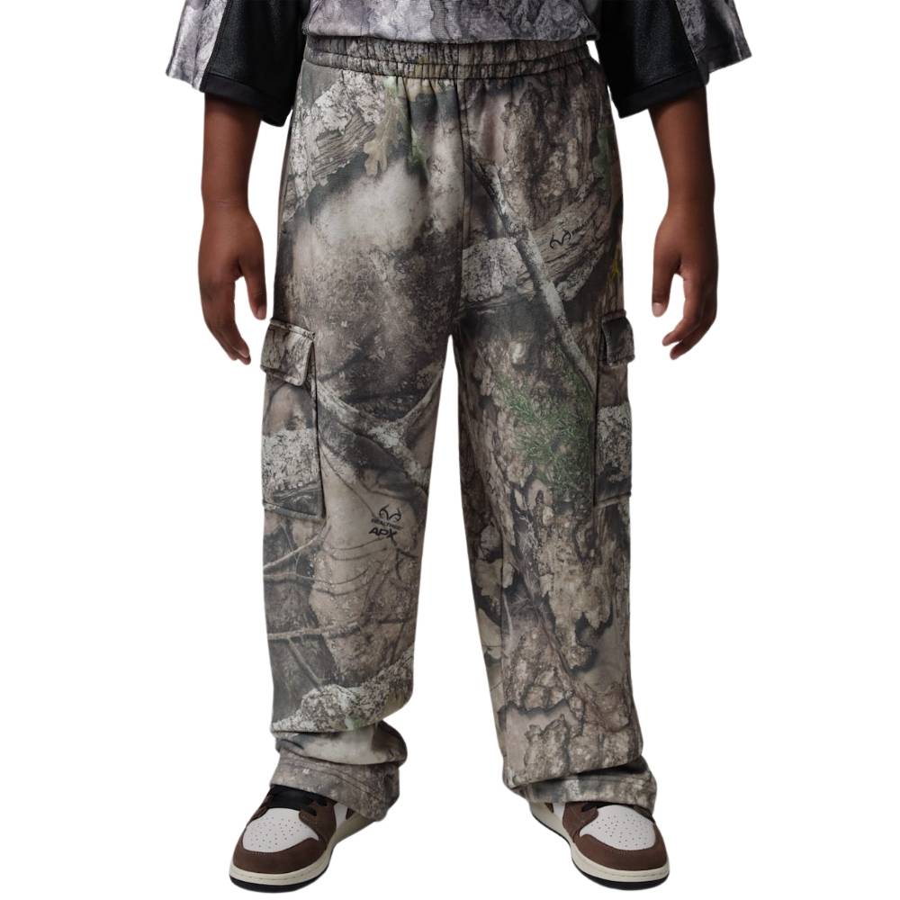 NIKE JORDAN BOYS MJ BK REAL TREE AOP PANT