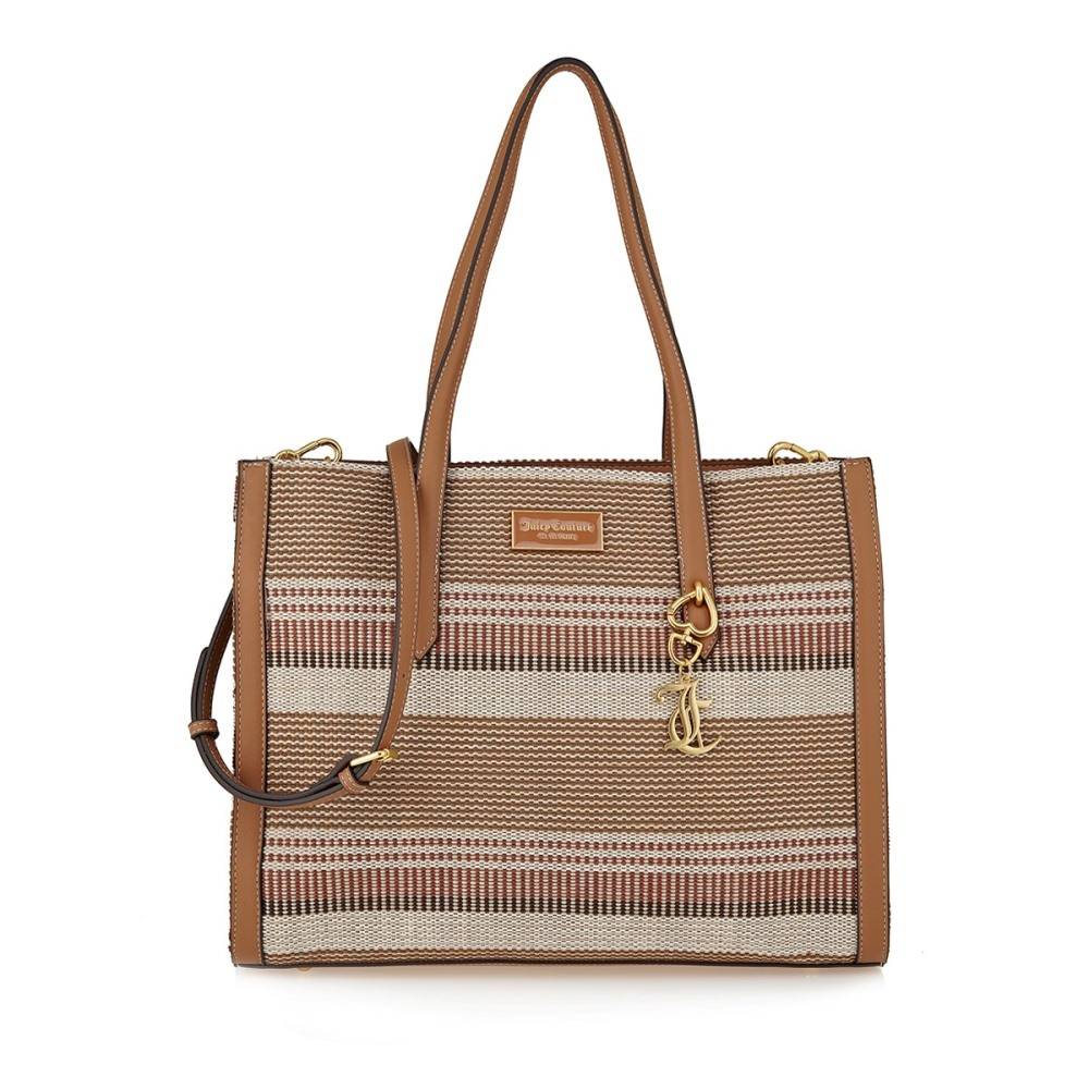 JUICY COUTURE LILY STRAW LARGE SHOPPING BAG