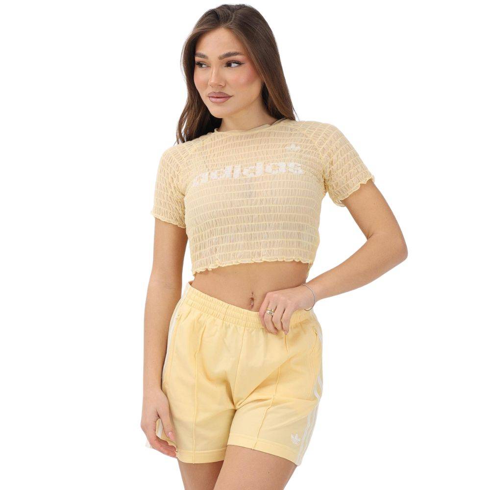 ADIDAS SMOCKED TEE