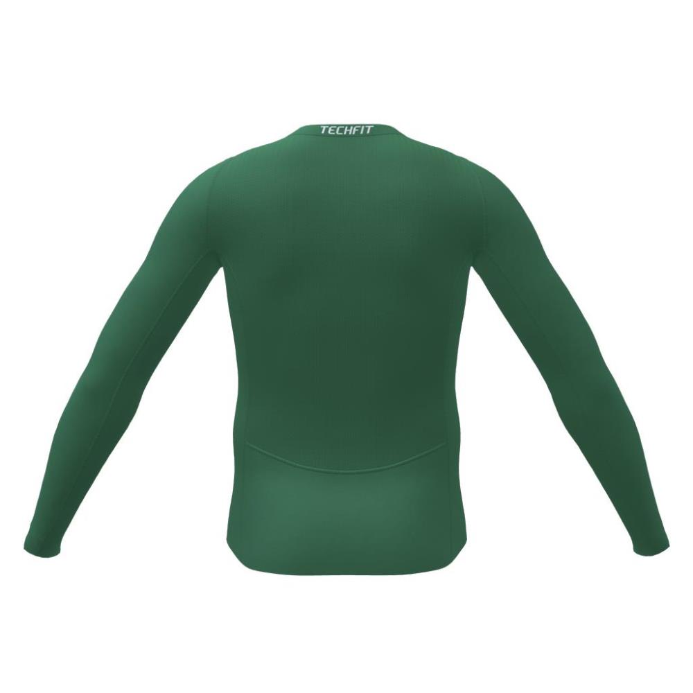 ADIDAS M CUSTOM TECHFIT COMPRESSION TRAINING LONG SLEEVE T-SHIRT