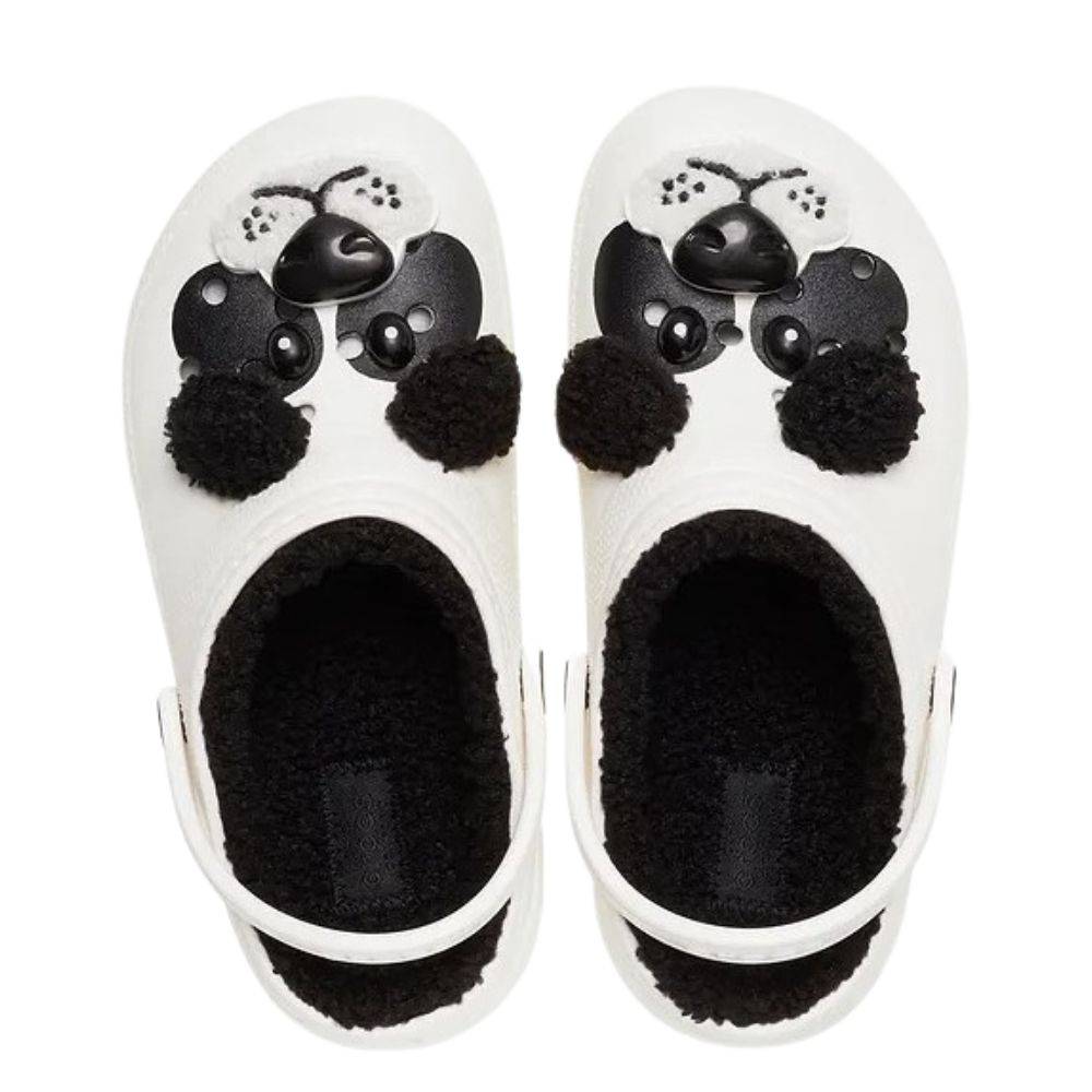 CROCS CLASSIC LINED IAM PANDA BEAR KIDS CLOGS