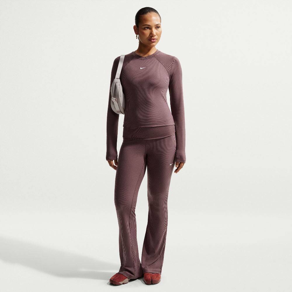 NIKE NSW CHILL-KNIT RIB LONG-SLEEVE TOP