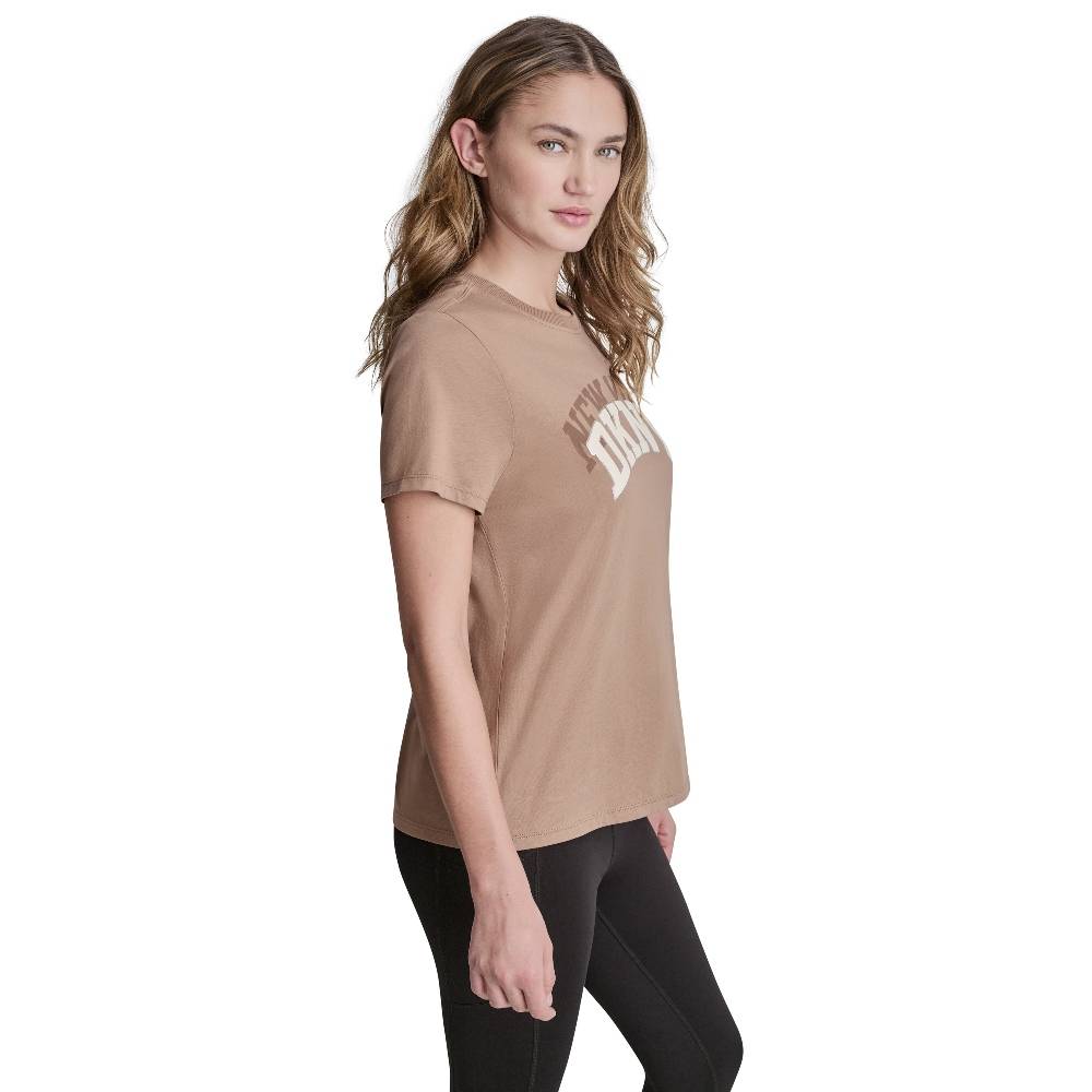 DKNY EMBOSSED LOGO TEE