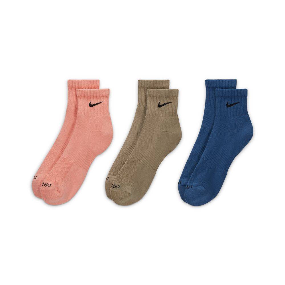 NIKE EVERYDAY PLUS CUSHION ANKLE 3-PAIRS SOCKS