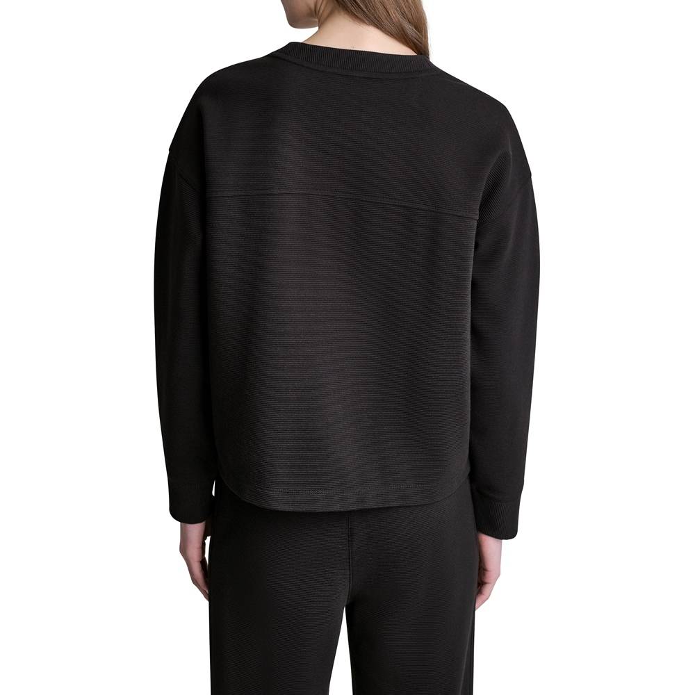 DKNY LACE UP PULLOVER