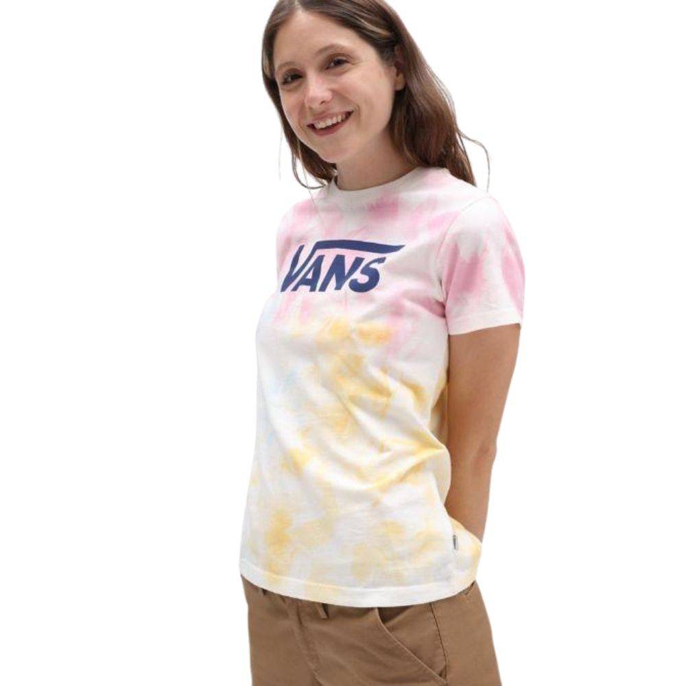 VANS WOMENS LOGO WASH CREW TOP