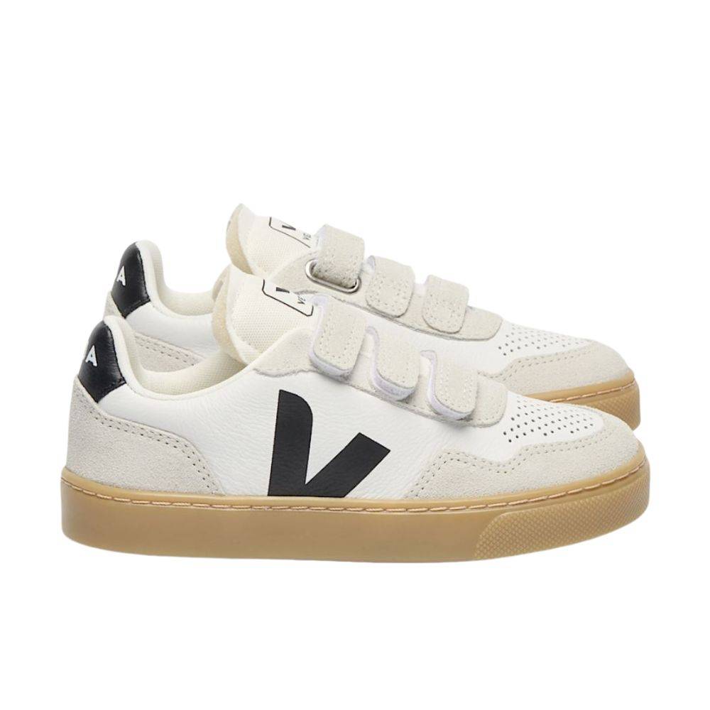 VEJA V-90 ORGANIC TRACED LEATHER KIDS