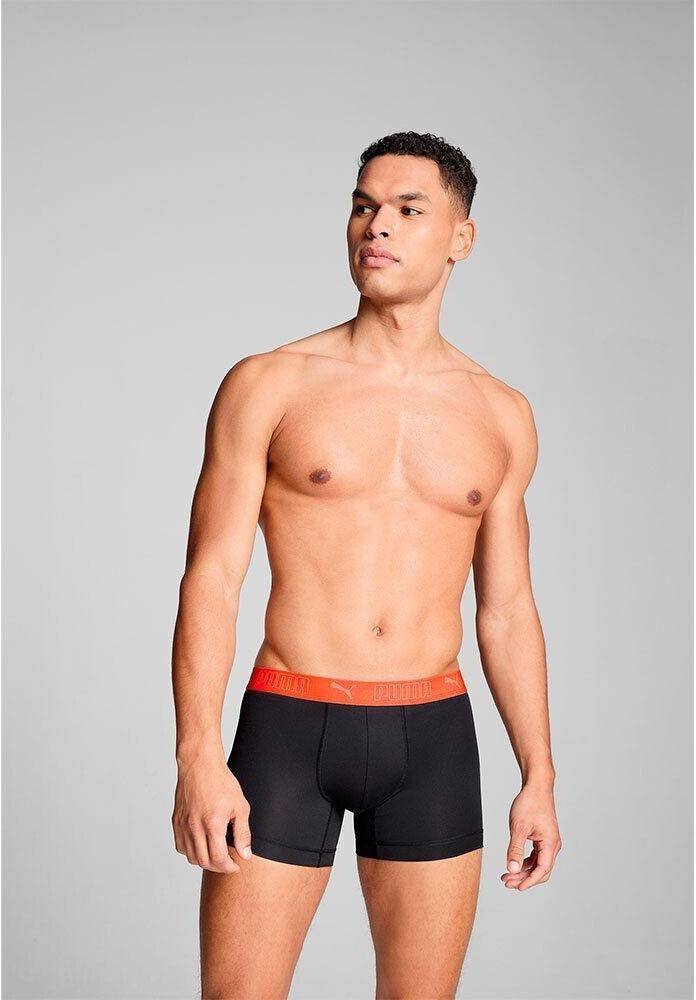 PUMA 938612 MEN SPORT LOGO PRINT BOXER 2P