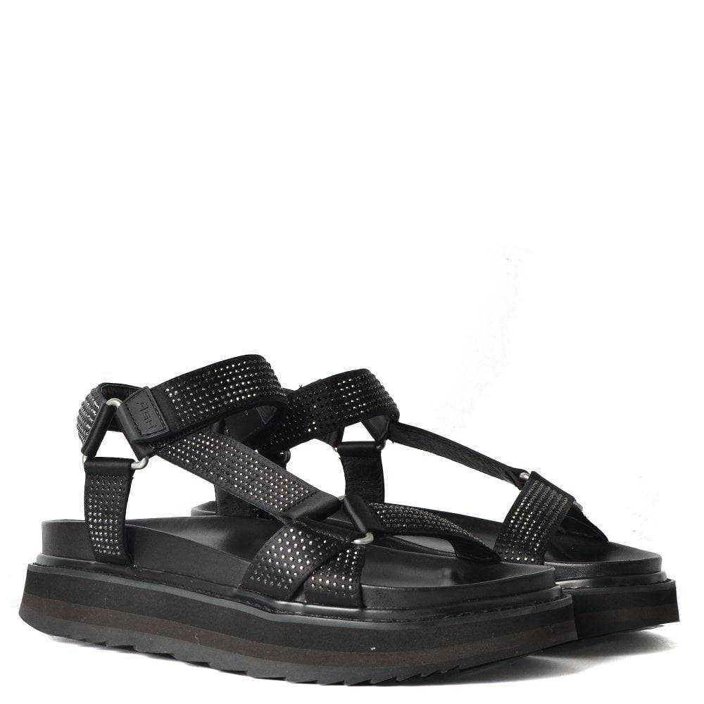 ASH UGO STRASS T-BAR SANDAL