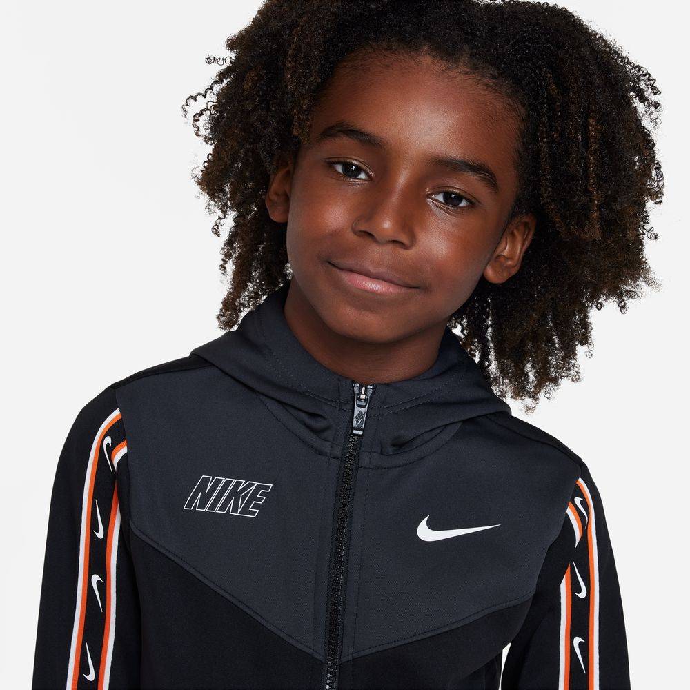 NIKE BOYS  SPORTSWEAR REPEAT FLEECE FULL-ZIP HOODIE
