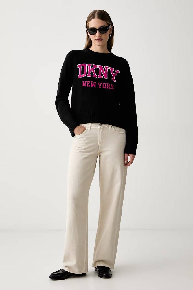 DKNY LOGO SWEATER
